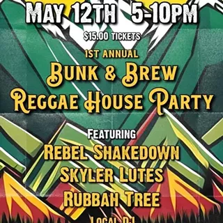 Image: Bunk+Brew Reggae House Party