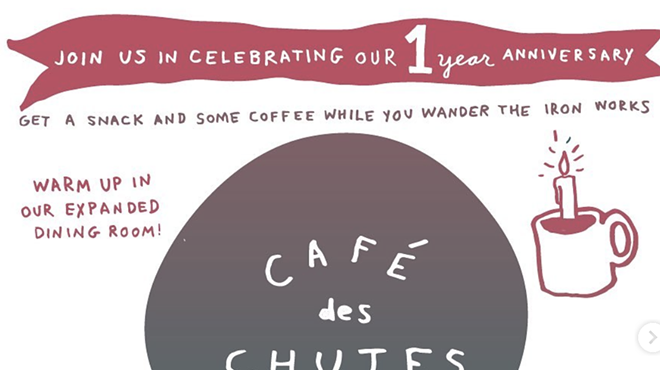 Café des Chutes 1 Year Anniversary