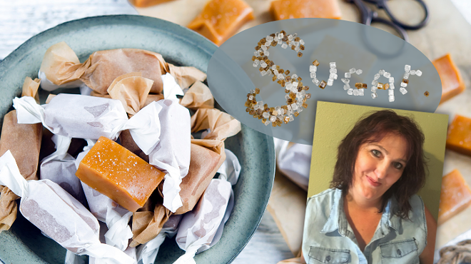 Image: Caramel and Sugar Demonstration at Kindred Creative Kitchen