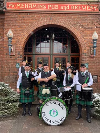 Image: Cascade Highlanders Pipe Band