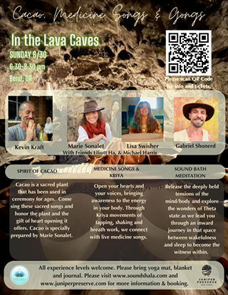 Image: Cave, Cacao, Medicine Songs & Gongs