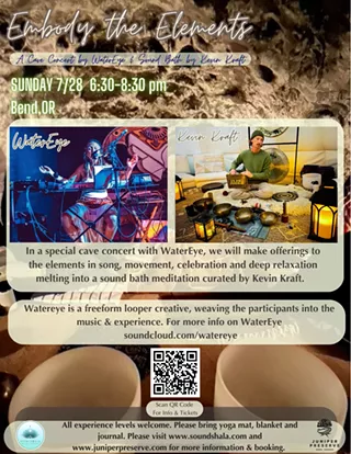 Image: Cave Concert & Sound Bath - Embody the Elements