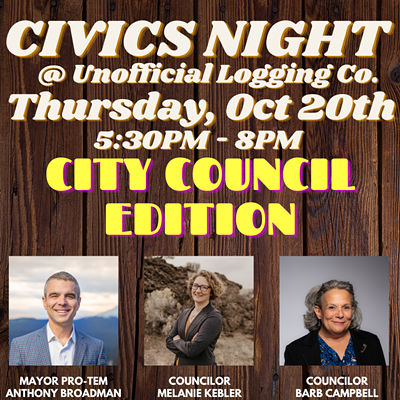 Civics Night @ Unofficial Logging: City Council Edition