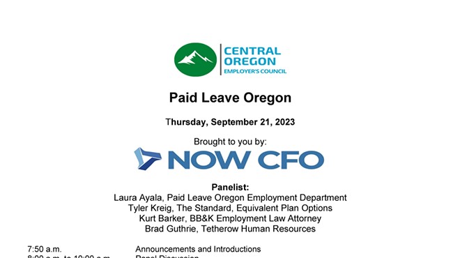 COEC Presents: Paid Leave Oregon