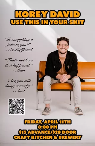 Image: Comedy at Craft with Korey David
