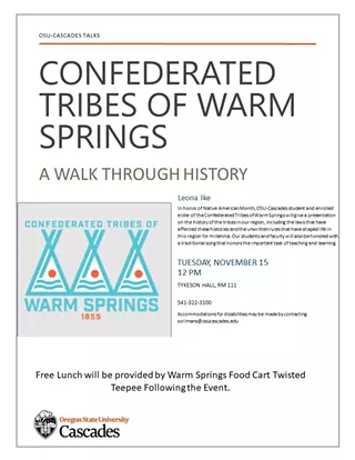 Image: Confederated Tribes of Warm Springs: A Walk Through History