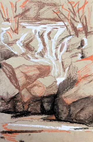 Image: Conte Crayon Demo Night