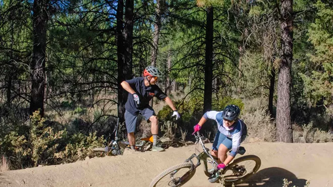 Image: Cornering with Grit Clinics MTB Skills Instruction