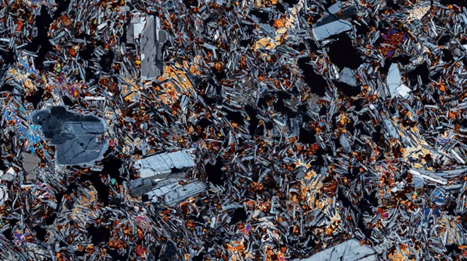 Image: Cosmic Microscapes: Seeing Into Rocks from Oregon & Space