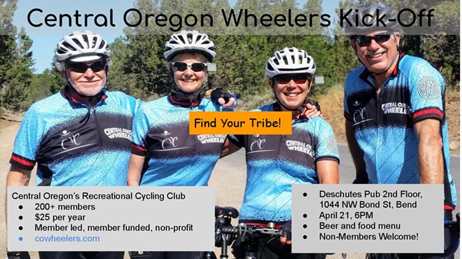 Central Oregon Wheelers Annual Kick Off Event