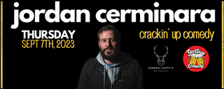 Image: Crackin Up Comedy: Jordan Cerminara