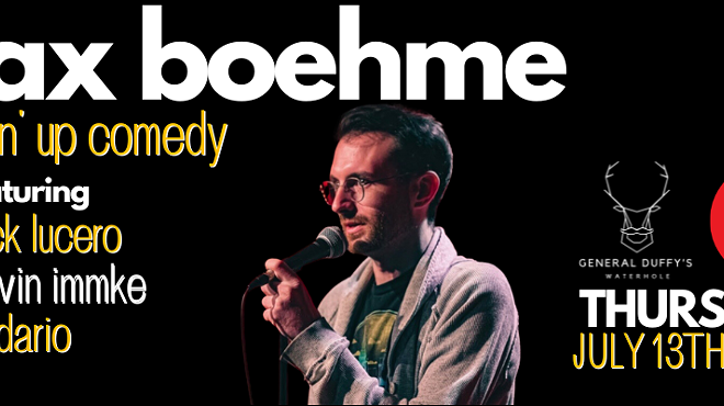 Image: Crackin Up Comedy: Max Boehme