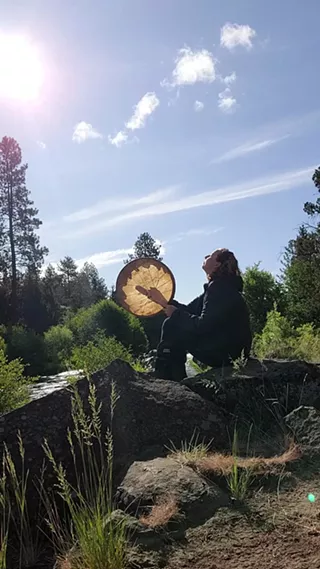 Image: Crystal Singing Bowls and Drums In The Park