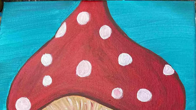 Image: Cute Mushroom Paint Party