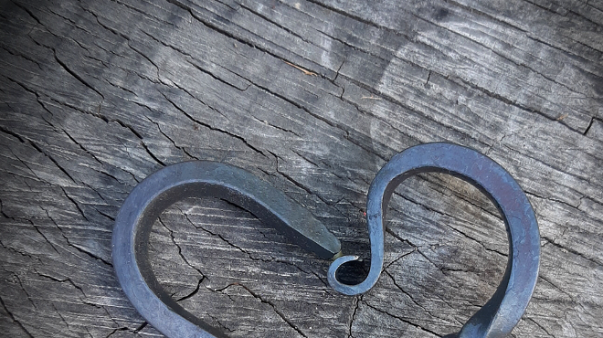 Image: Date Night Blacksmith Forged Hearts (Two-Day Workshop)