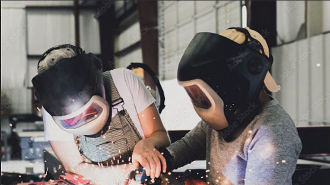 Image: Date Night Learn to Weld Together