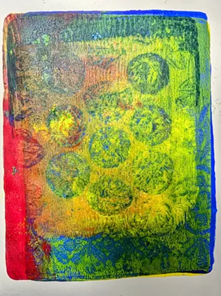 Image: Demo Night: Gelli Plate Printing