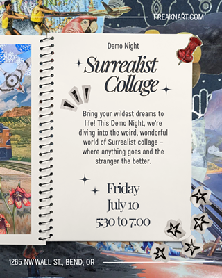 Image: Demo Night! Surrealist Collage