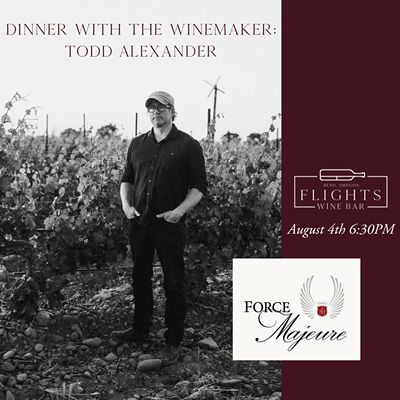 Dinner With the Winemaker: Todd Alexander