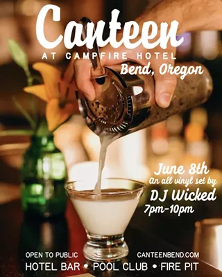 Image: DJ Wicked at the Canteen bar (at Campfire hote).