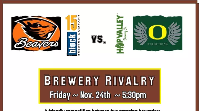 Image: Ducks vs. Beavers and IPA Taste Off