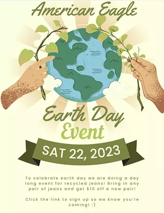 Image: Earth Day Shopping Event