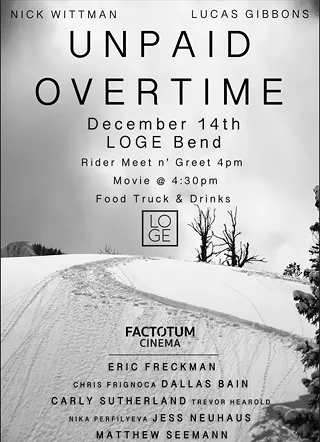 Image: Factotum Cinema presents "Unpaid Overtime"