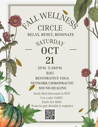 Image: Fall Wellness Circle: Relax, Reset and Resonate