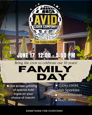 Image: Family Day at Avid Cider