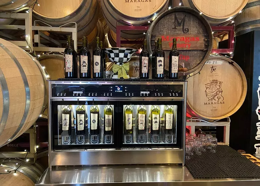 Maragas Winery - More wines to taste with our state of the art preservation dispensing system