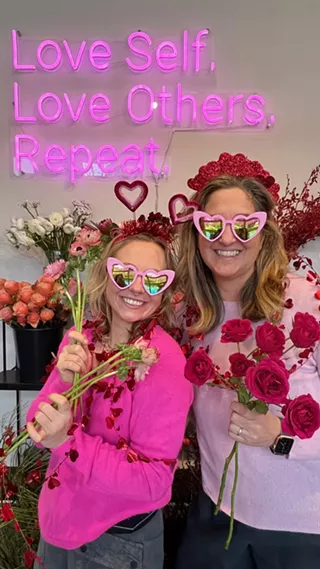 Image: FEB FLORAL FUN: 2/8 Galentine's Flower Arranging Workshop