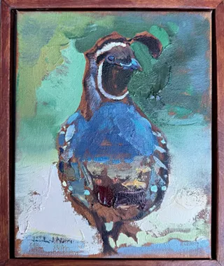 Image: First Friday Gallery Hop Market with Jacob J Norris Original Oil Paintings