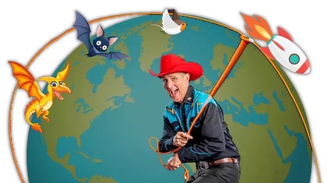 Image: Fly Through Time with Leapin' Louie the Biodiversity Cowboy!