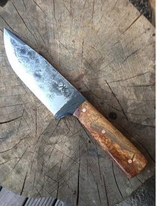 Image: Forge a Knife Blade with a Wood Handle: Blacksmithing 3-Day Workshop