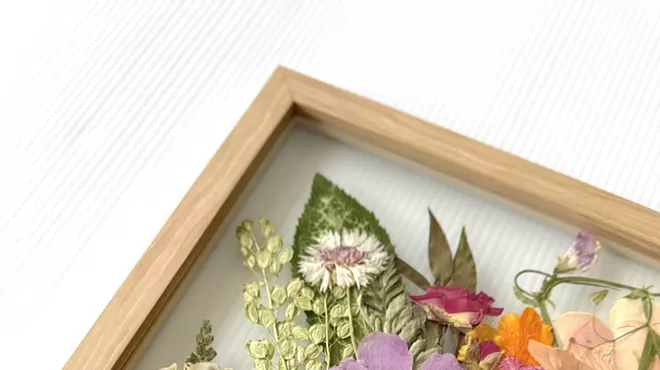 Image: Framed Pressed Flowers Workshop