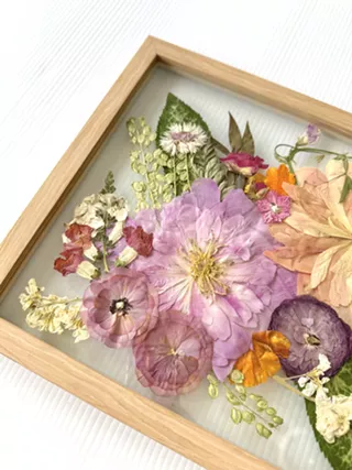 Image: Framed Pressed Flowers Workshop