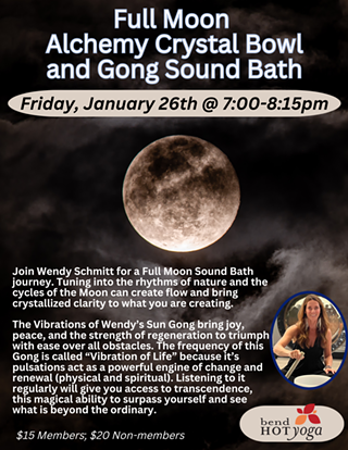 Image: Full Moon Gong with Alchemy Crystal Bowl Sound Bath