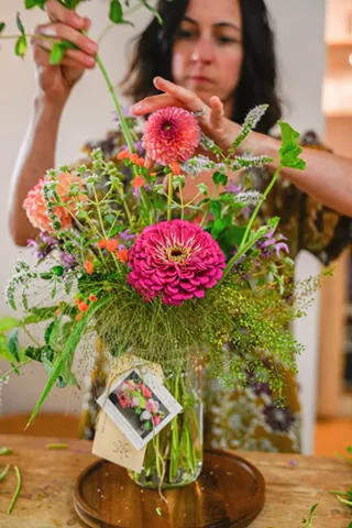 Image: Galentine's Flower Arranging Workshop