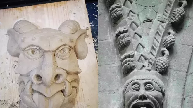 Image: Gargoyle Relief Sculpture