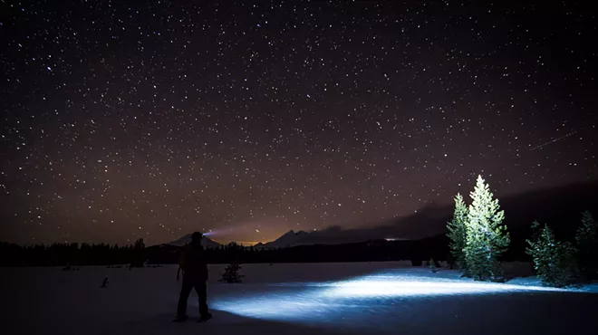 Image: Geminids Meteor Shower Snowshoe Tours