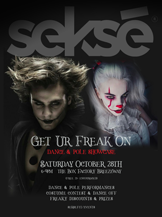 Get your freak on -Seksé Halloween Social and Showcase