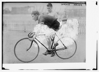 Gordon Walker on bike