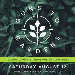 Image: Guns to Gardens: Turning Unwanted Guns Into Garden Tools