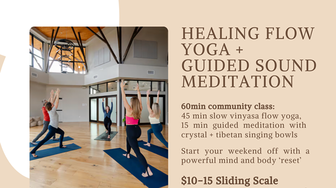 Image: Healing Flow Yoga + Guided Sound Meditation