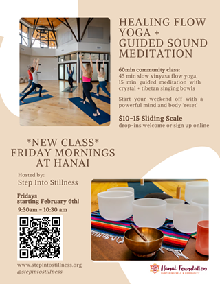 Image: Healing Flow Yoga + Guided Sound Meditation