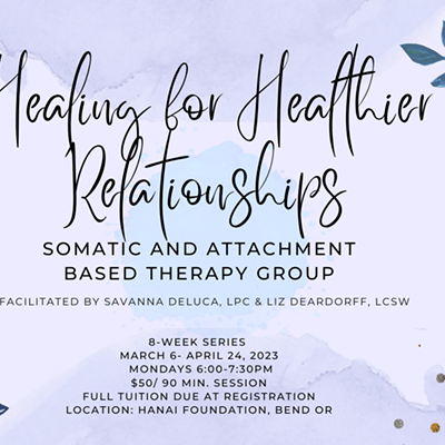 Healing for Healthier Relationships: 8-Week Therapy Group