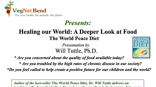 Healing Our World: Will Tuttle Presentation