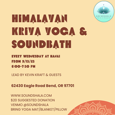 Himalayan Kriya Yoga and Sound bath