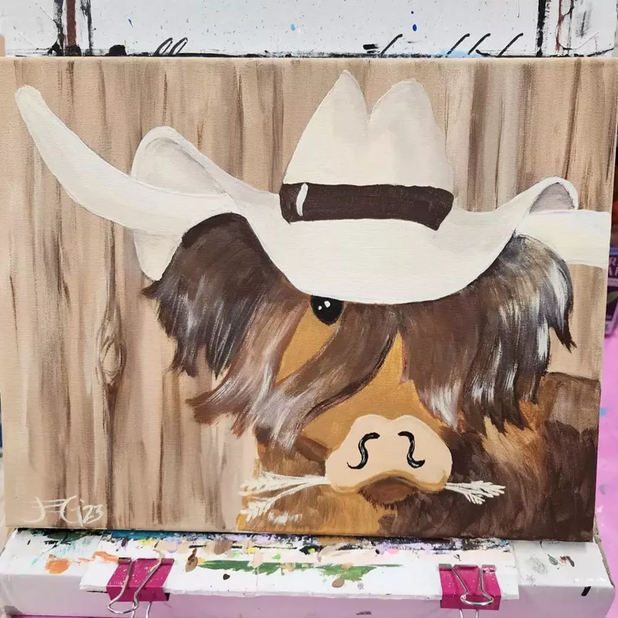 Country Highlander Cow