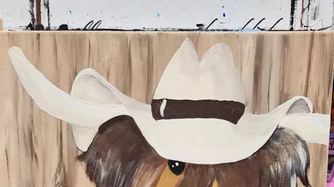 Image: In-Person Country Highlander Cow Paint Party